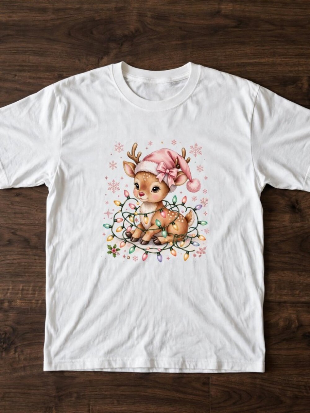Cute Reindeer Christmas Shirt S-4XL